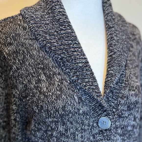 GREY Knitted Cotton Cardigan by Calvin Klein Jeans - Picture 4 of 12